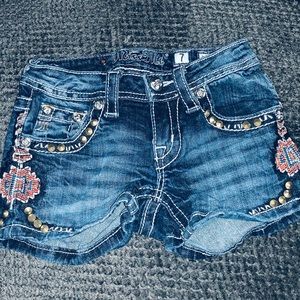 Miss me little girls shorts size 7